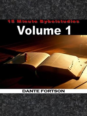 15 Minute Bybelstudies - ebook